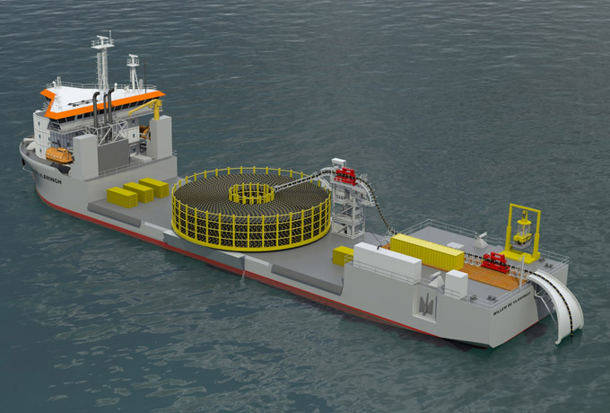 نصب کابل در زیر آب